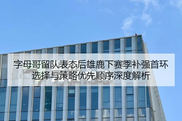 字母哥留队表态后雄鹿下赛季补强首环选择与策略优先顺序深度解析